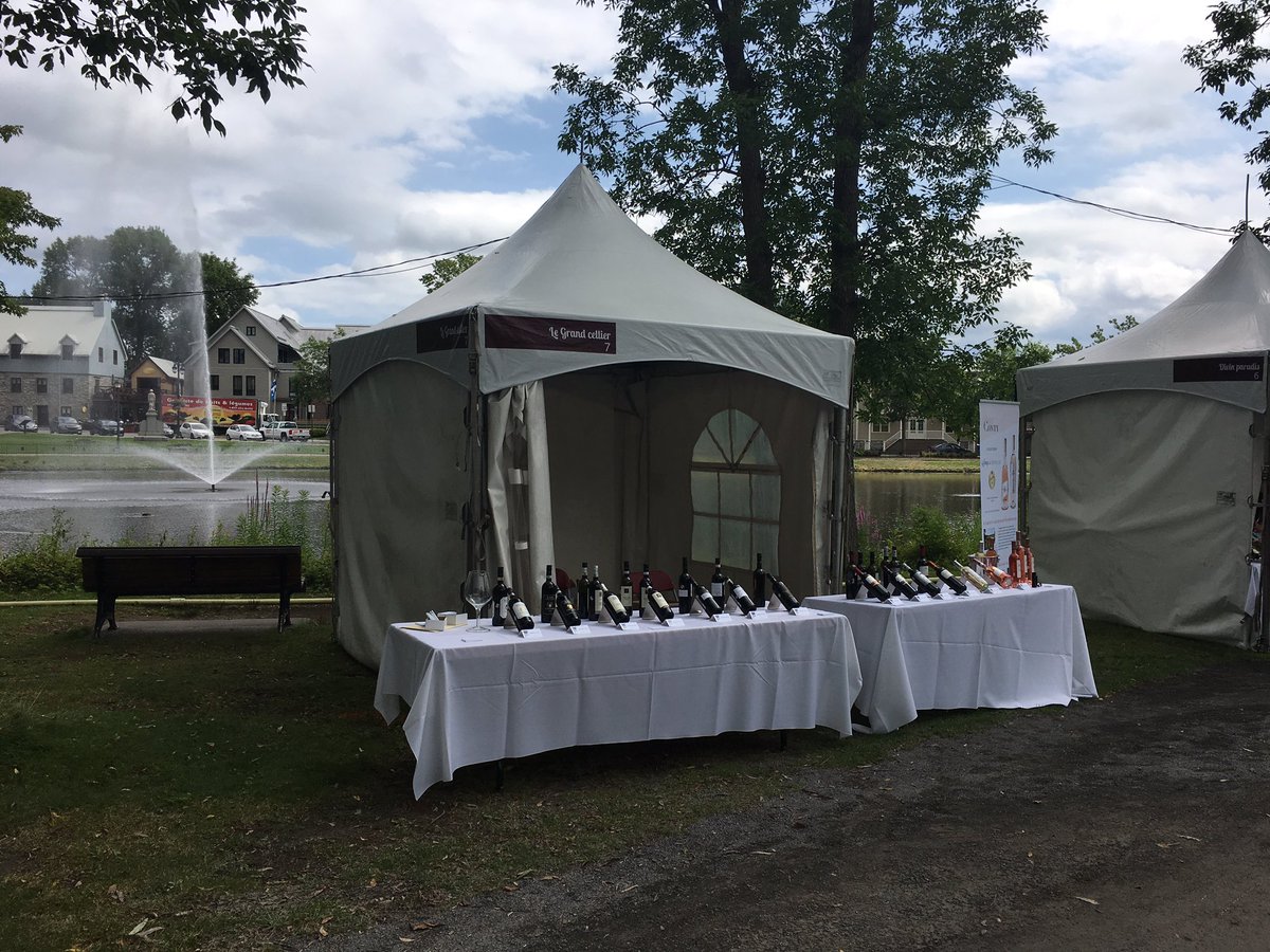 fdaneau's tweet photo. Passez me voir ajd sur l'Île des Moulins à Terrebonne à l'un des plus beau festival de vin au Québec, kiosque 7 #FVHT https://t.co/oOWv7ueVh9