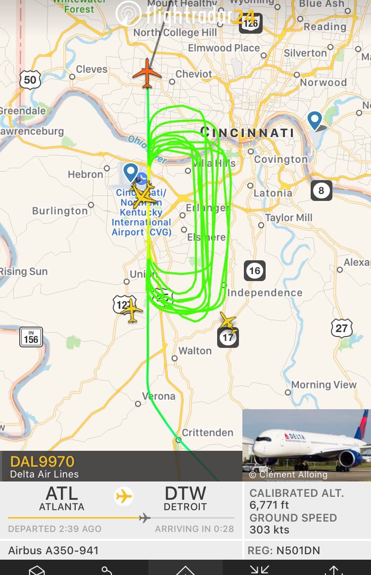 GoldboxATL's tweet photo. Looks like #Delta's #A350 now off to @DTWeetin. #DeltaA350 #AvGeek #N501DN https://t.co/F35BVhX2j0