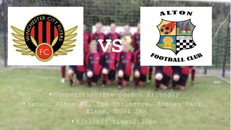 WinchCityFlyers's tweet photo. The reserves travel to Alton tomorrow for a pre-season game ⚽️ KO 2pm https://t.co/1XWmIQ2IjN