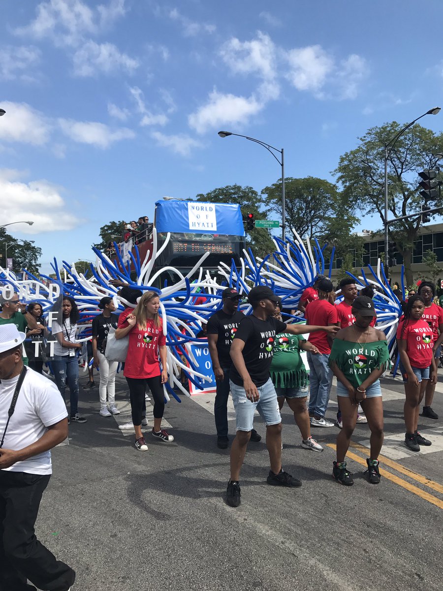 sghaggs's tweet photo. Hyatt ready to roll for the Bud Billiken Parade! #WorldofHyatt https://t.co/jFeb7MZ08s