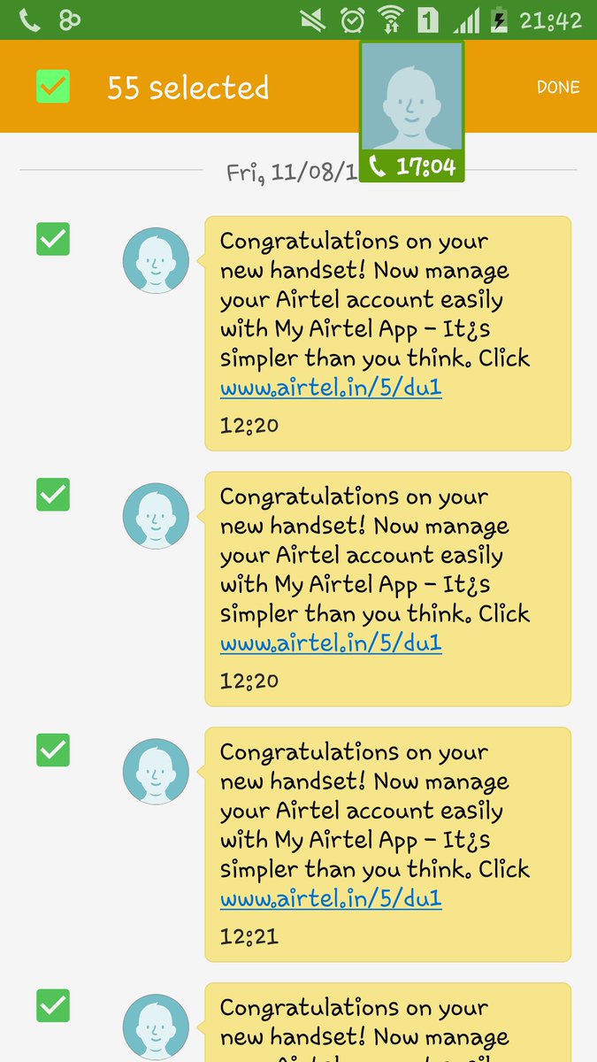 SunandaDash's tweet photo. @Airtel_Presence such pathetic service.in 2 days almost 300 text From you .top of it no action from you guys after informing you 10 times . https://t.co/PSfqChKcy5