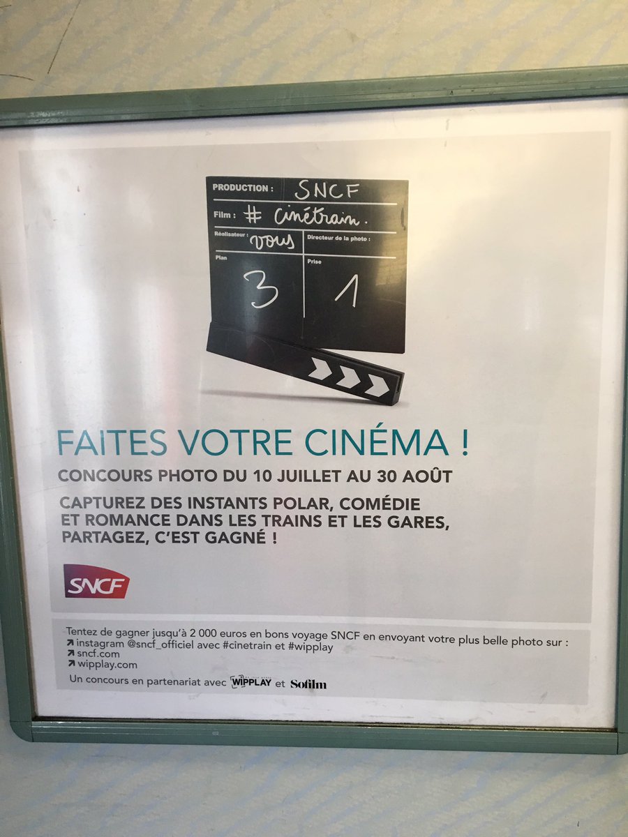 Adelineflower95's tweet photo. Vu dans votre train de La ligne L, alors qui se lance ? @LadefenseSNCF #cinetrain #wipplay @sncf_officiel https://t.co/Oj4fImXq9b