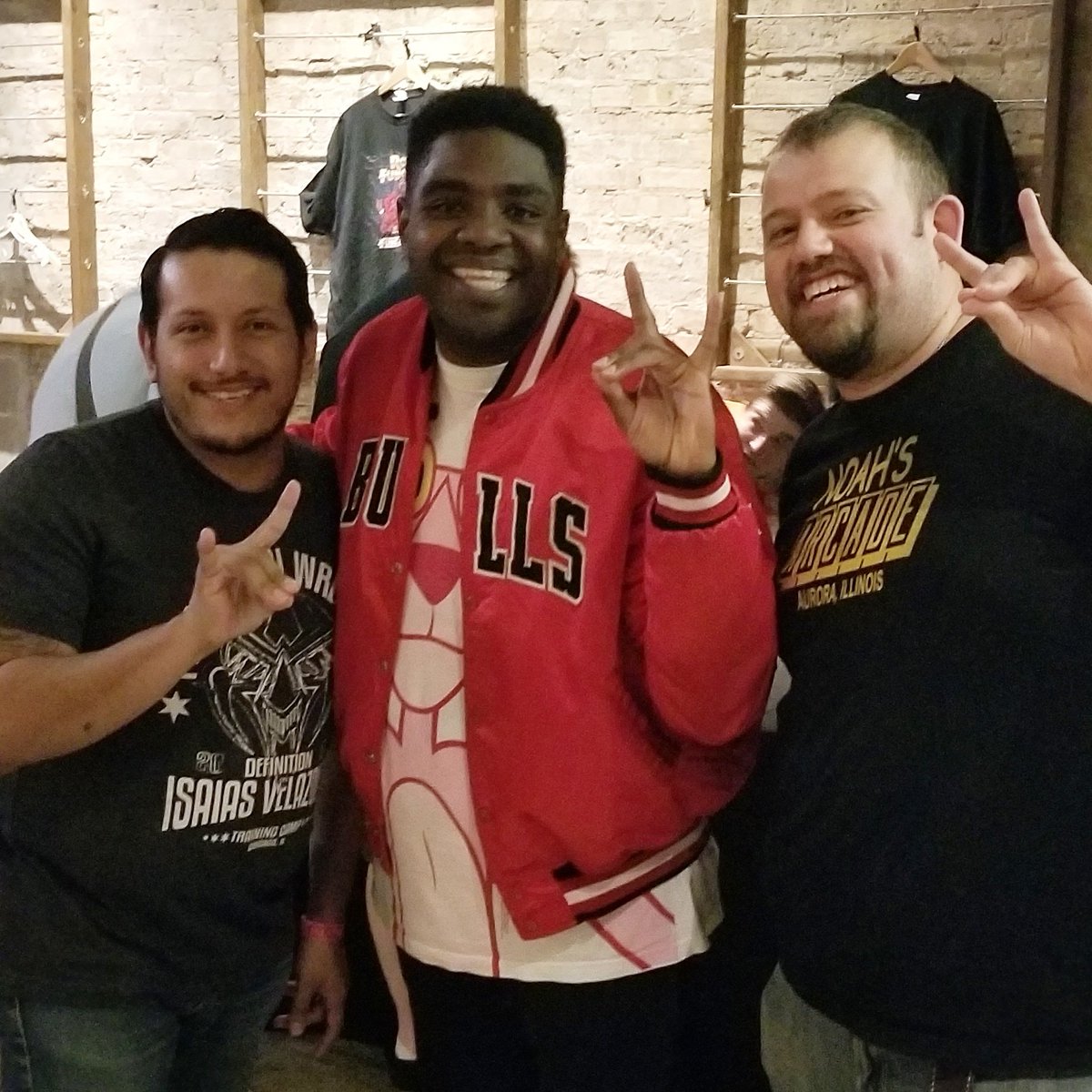 Dfnrey's tweet photo. Last night #2juice and I went and watched #funchamania run wild he was perfect @RonFunches is a must see he had me in tears at times https://t.co/xLjSUxpX16