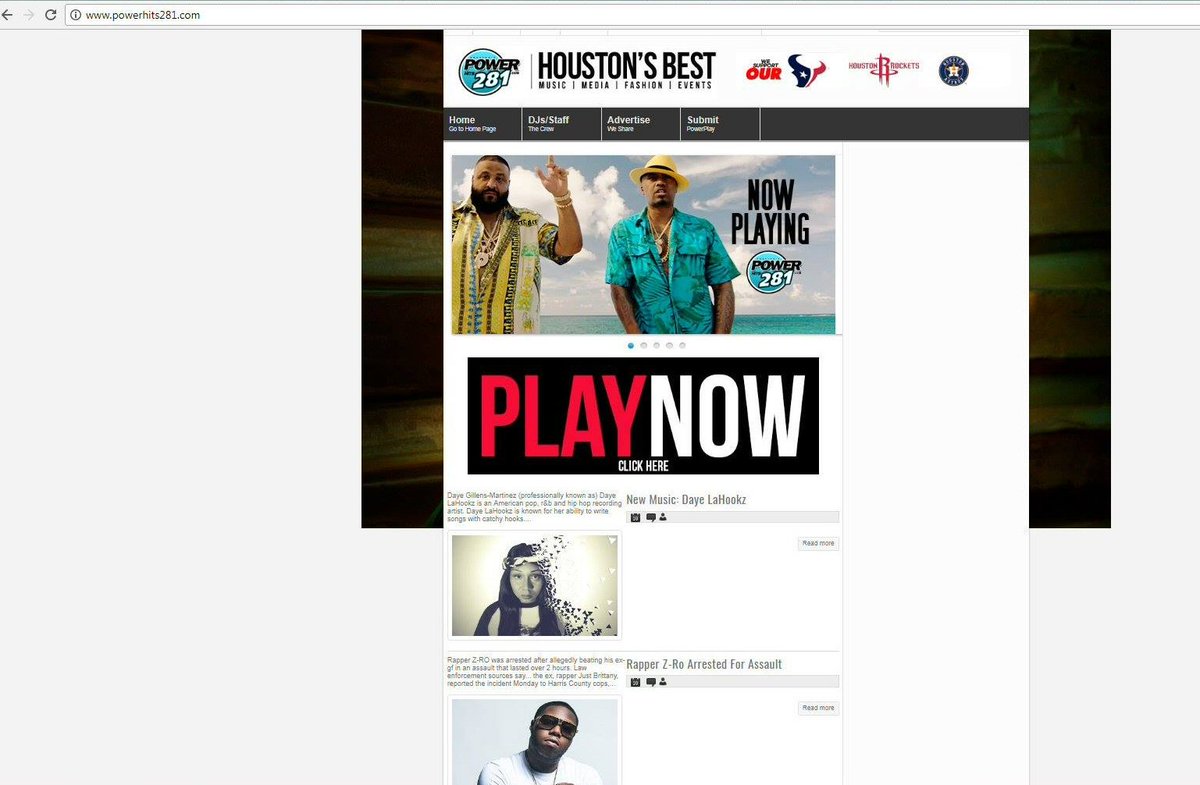 MY SINGLE [ALL I KNOW] #NOWPLAYING ON ROTATION ON #POWERHITS281 RADIO STATION. SEE ARTICLE WRITE UP ON THE STATIONS WEBSITE.