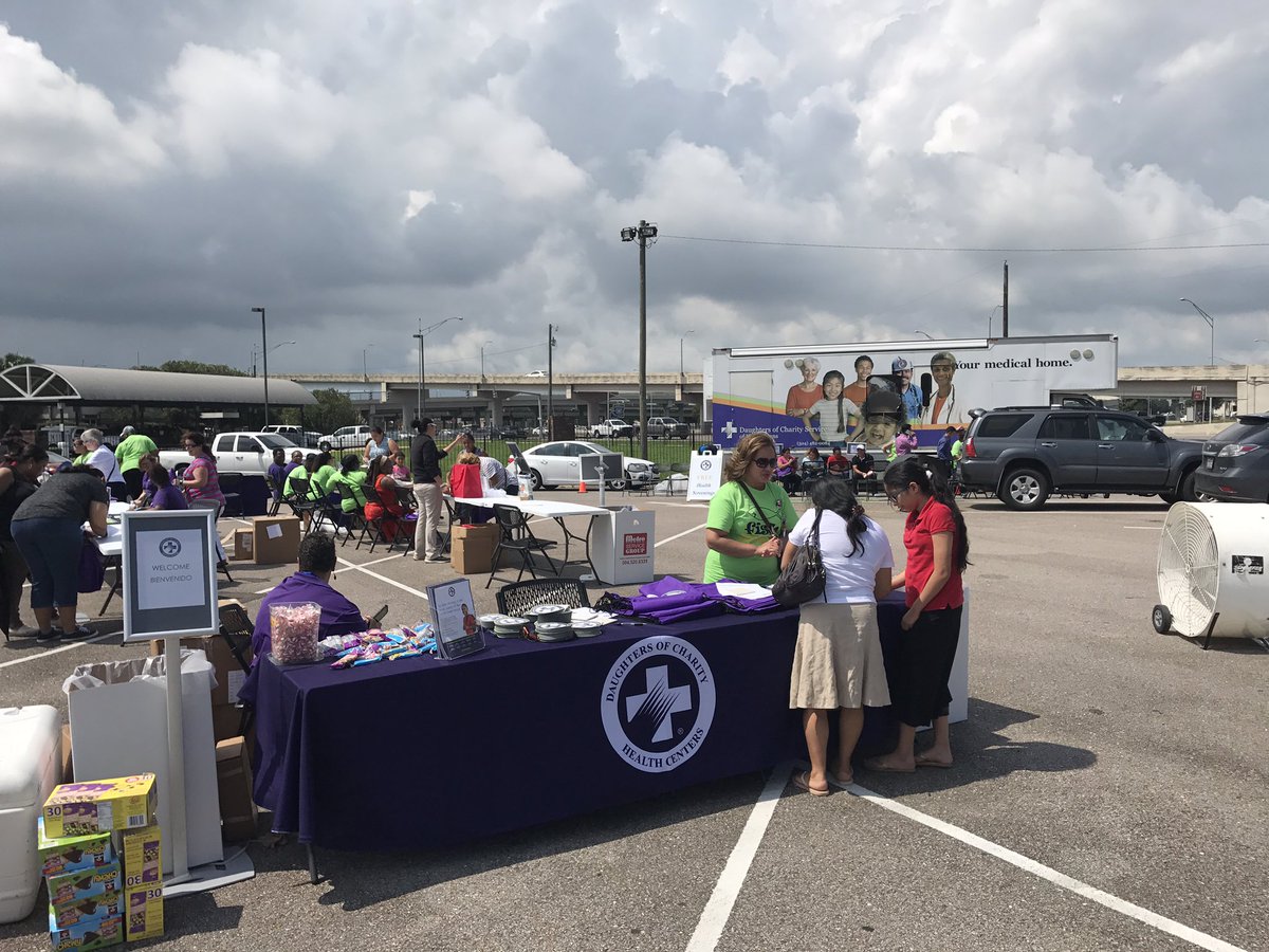 dylaneschete's tweet photo. @DCSNOhealthcare Daughters of Charity of New Orleans healthfair event! #HSCares #HelpingHealthHappen https://t.co/vag06atWn0