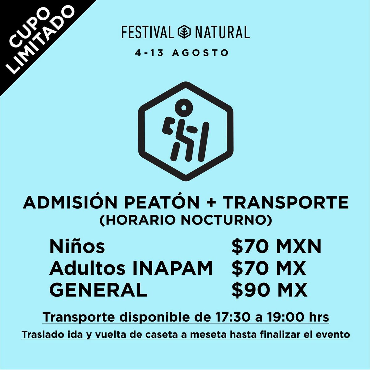 RNChipinque's tweet photo. Boletos admisión en vehículo #Sab12 #AGOTADOS sólo acceso a peatones a partir de las 15:30 hrs @TurismoNL https://t.co/gZvri0xOeE