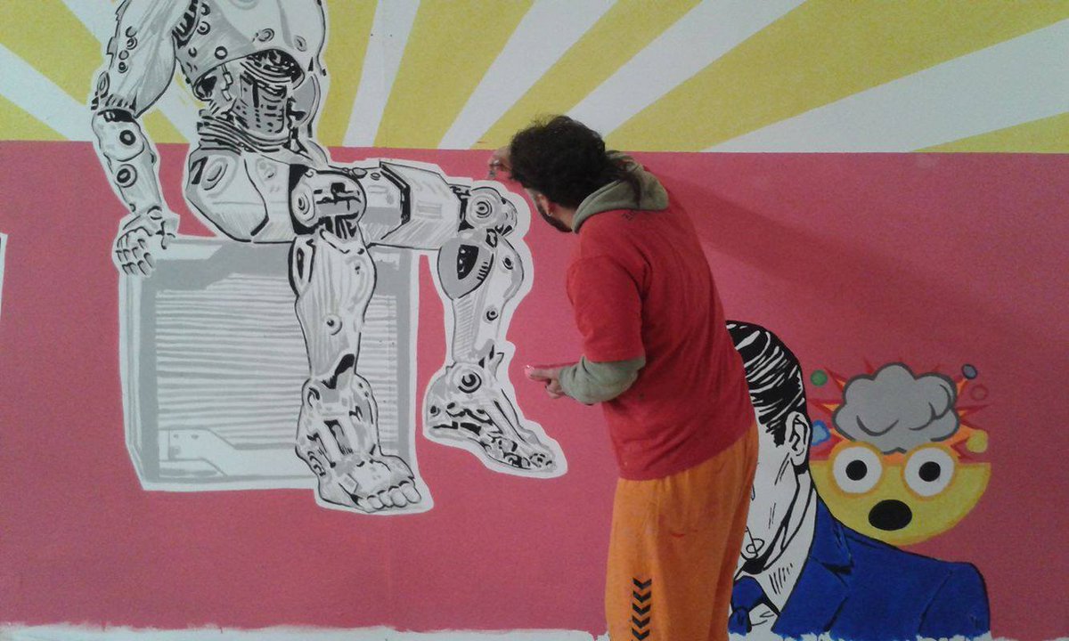 Bugün  graffiti, resim, video ve fanzin ile yer alacağım Punk, , Graffiti ve diy kültürünü konu alan sergi, Shedhalle Tübingen'de açılıyor