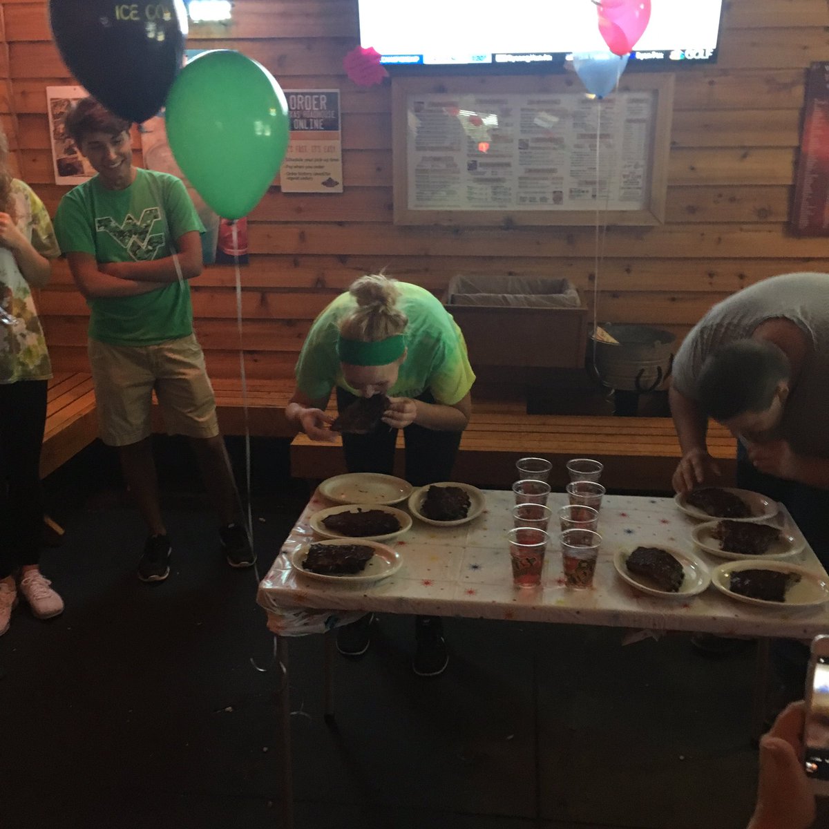 WestVigoVikings's tweet photo. Takin names and eatin ribs!  #messyfaces #STUDentCouncil https://t.co/tk5Dso3k7e