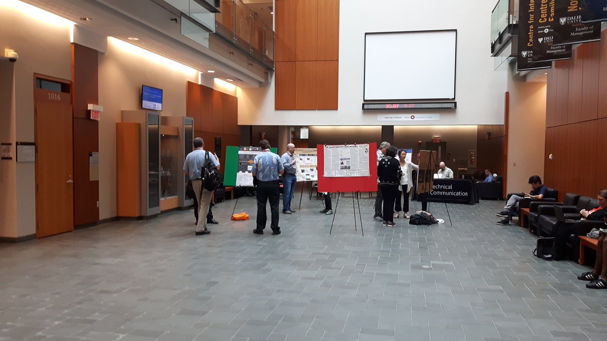 ORhetorBinod's tweet image. #sigdoc17 @RoweBusiness  Faculty Poster session underway