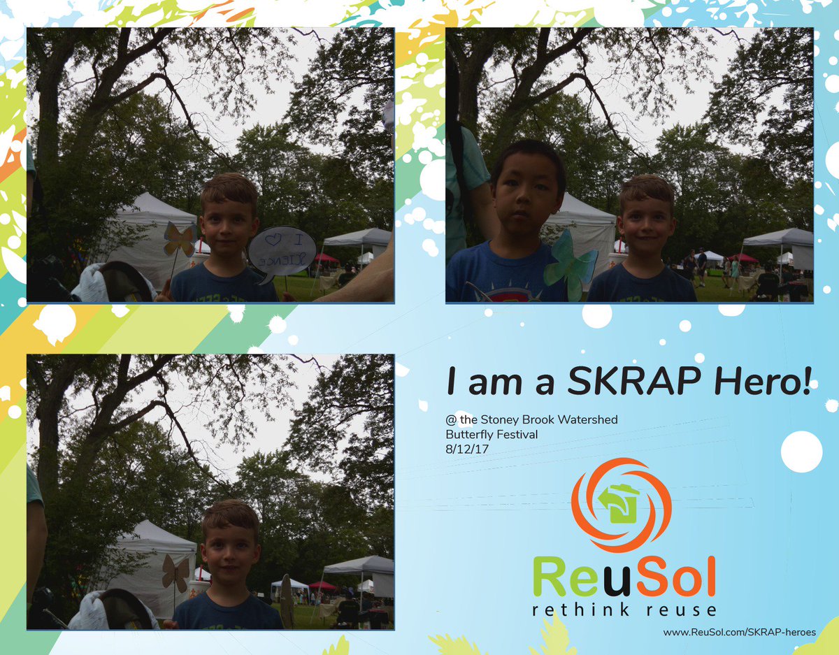 reusolscience's tweet photo. Having a blast at the butterfly festival at the @H20shed! #SKRAPheroes #BFLYFEST17 https://t.co/oEKkrrvM3q
