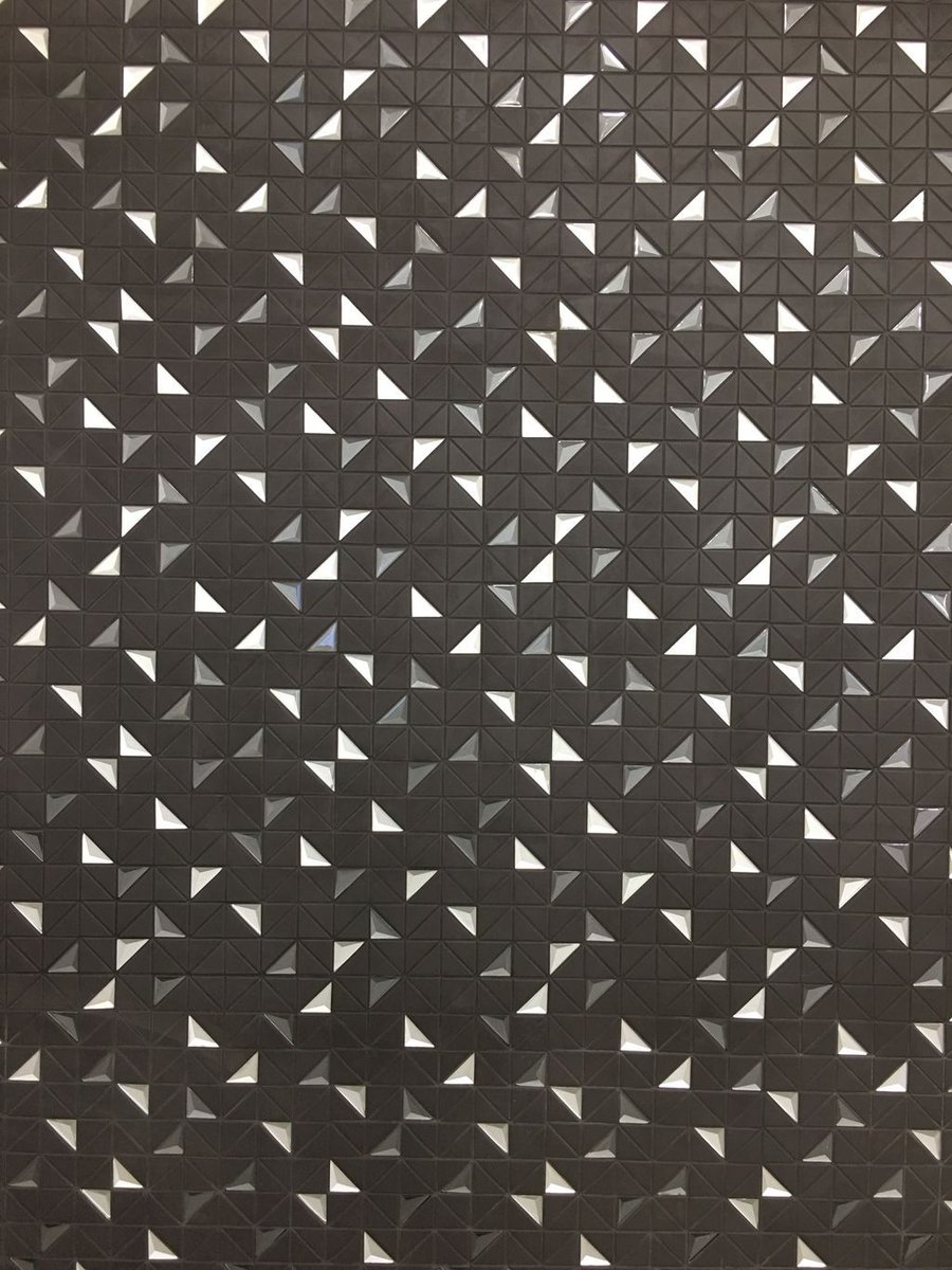 StonevilleUSA's tweet photo. We completed an #accentwall in our new showroom with #StarryNight Series ANT Tile. It's great for #backsplashes, too! #anttile #porcelain https://t.co/7RssmGzwdH