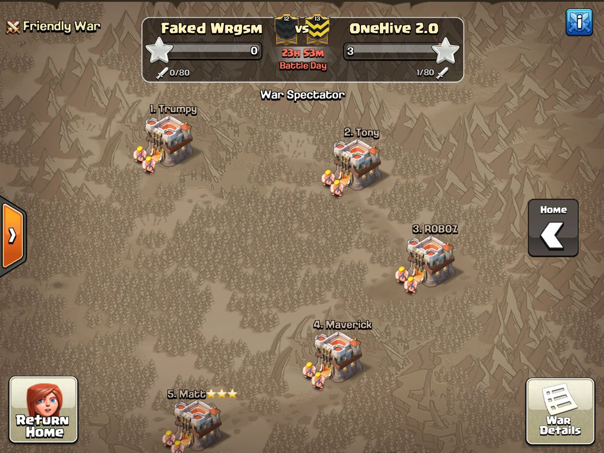 KarmaFBL's tweet photo. That awkward moment when OH2.0 are running FW bases... against FW lol 🙂 https://t.co/1MnTF7cXKK