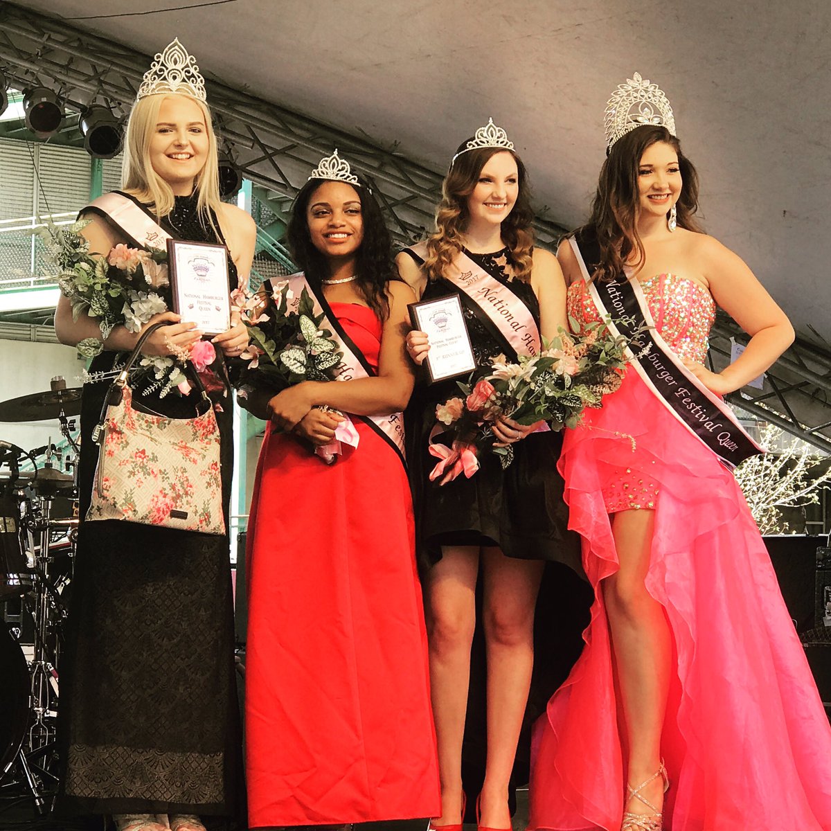 HamburgerFest's tweet photo. We are surrounded by royalty! Congrats, Giavanna Maglione on becoming the 2017 National Hamburger Festival Queen! #pageant #pageantqueen https://t.co/pCsp9mfixB
