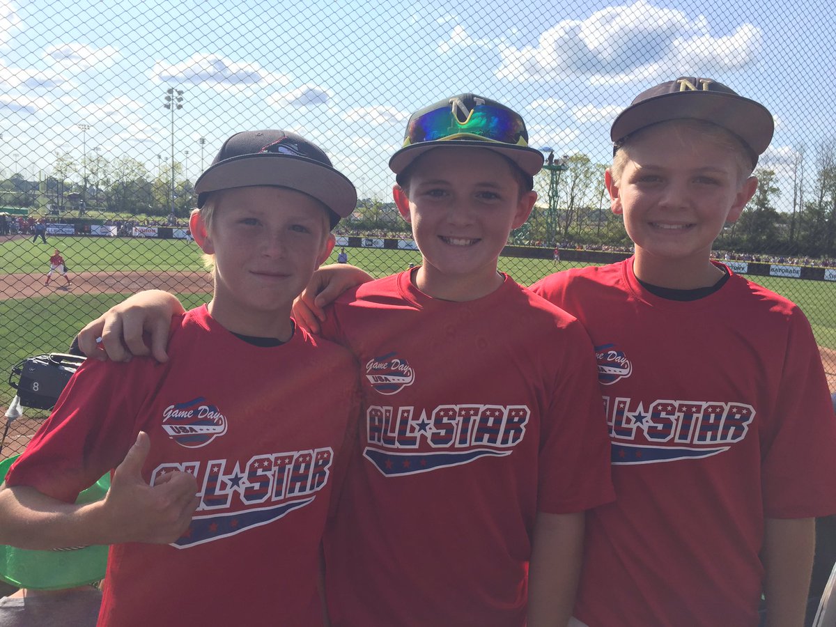 GameDayUSA's tweet photo. Game Day USA All-Stars stop by to watch @LittleLeague Great Lakes Regional, also at Grand Park this weekend.  #AllStar2017 https://t.co/BA5bFvZ90V