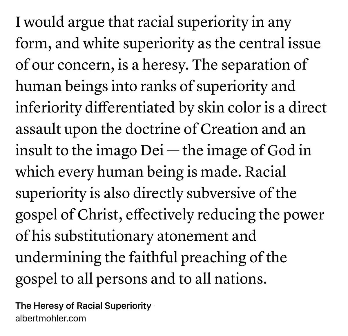 Albert Mohler tweet media