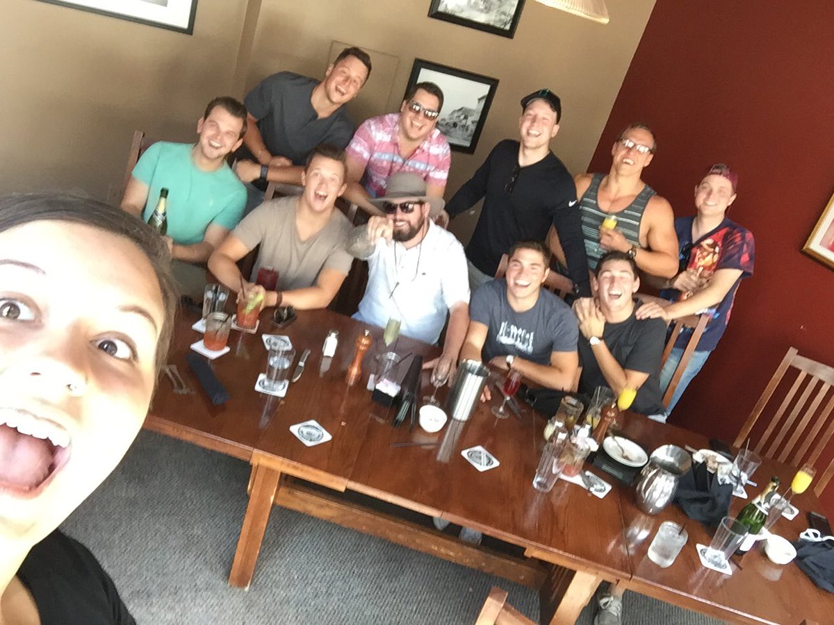 Brunchurday's tweet photo. Even the waitress wants in on the #Brunchurday fun https://t.co/VhW2MWbmt1