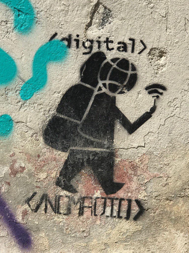MKraidy's tweet photo. #DigitalNomadic #stencil #graffiti #Athens https://t.co/6nzWXO7ctc