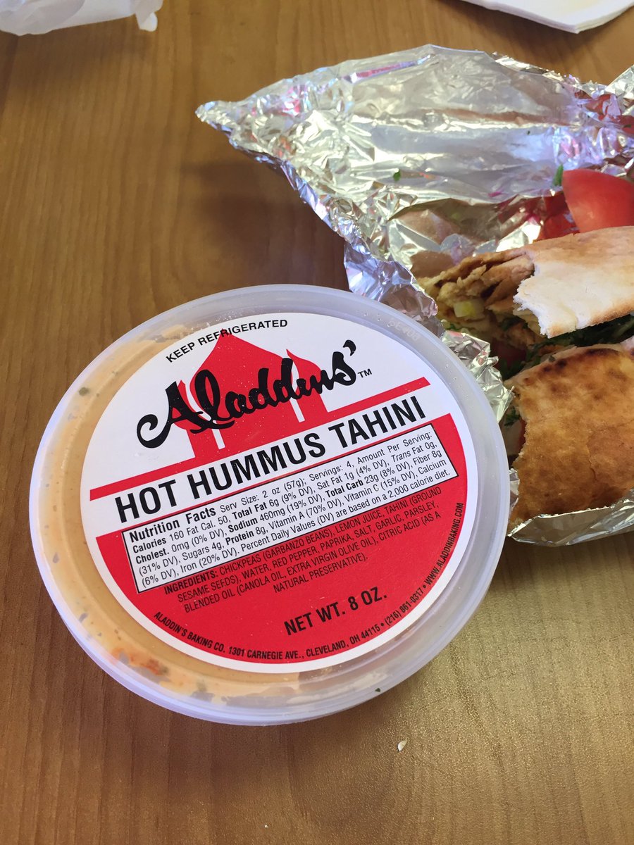 Ohhh! Aladdin's on Carnegie makes naan now! Try the hot hummus too!