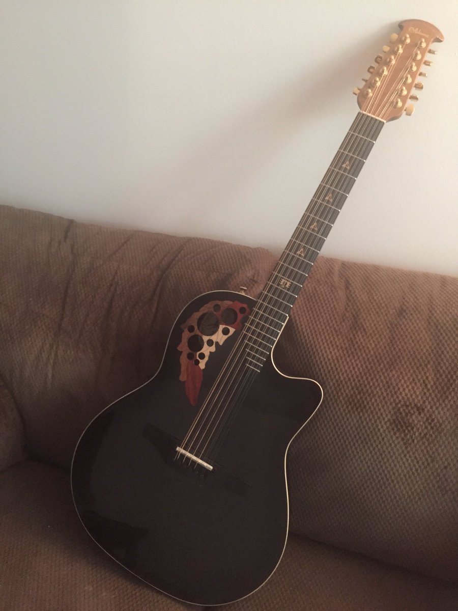 TeamMaida's tweet photo. I forgot to share my new baby. #Ovation12String #MelissaEtheridge signature series
#Maida https://t.co/yLEnE5Grd0