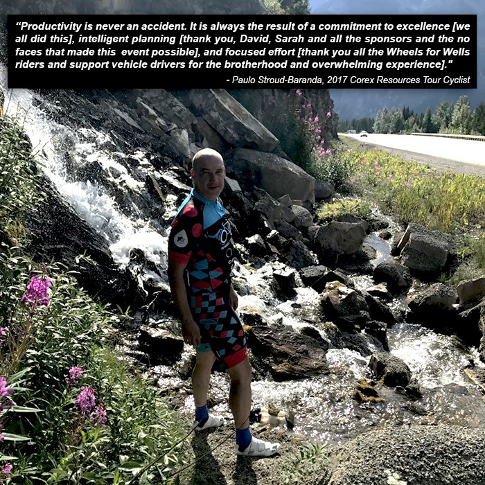 wheels4wells's tweet photo. Paulo only drank from water along the way, cycling YVR to YYC, to raise funds for water in Somalia. https://t.co/x41Ghx2CW0  @worldvisioncan https://t.co/Fj29AdrnQH