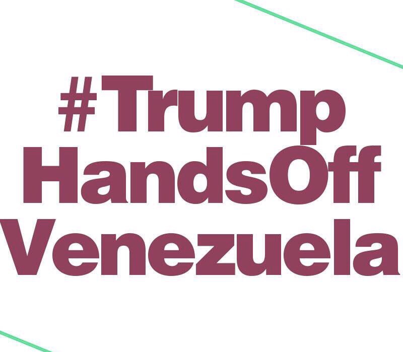 VillegasPoljak's tweet photo. En venezolano: ¡Zapatea pa' otro lao! #TrumpNoPodrasConVenezuela https://t.co/UPu5FN07hA