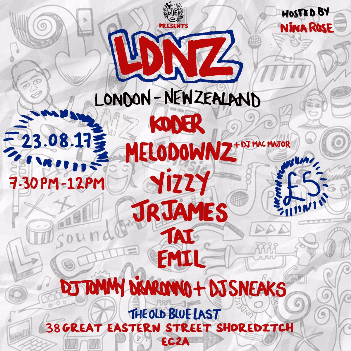 PLAYLDNZ's tweet photo. #LDNZ 4
special guest @MeloDownz flying in from New Zealand! https://t.co/8FA2WIq5Qo