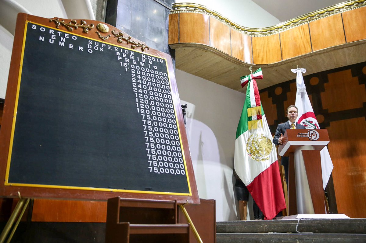 Mi esposa <a href="/Anahi/">Anahi</a> y yo tuvimos el gran honor de dar el timbrazo que dio inicio al Sorteo Superior No. 2519 de la <a href="/lotenal/">Lotería Nacional</a> dedicado a #Chiapas