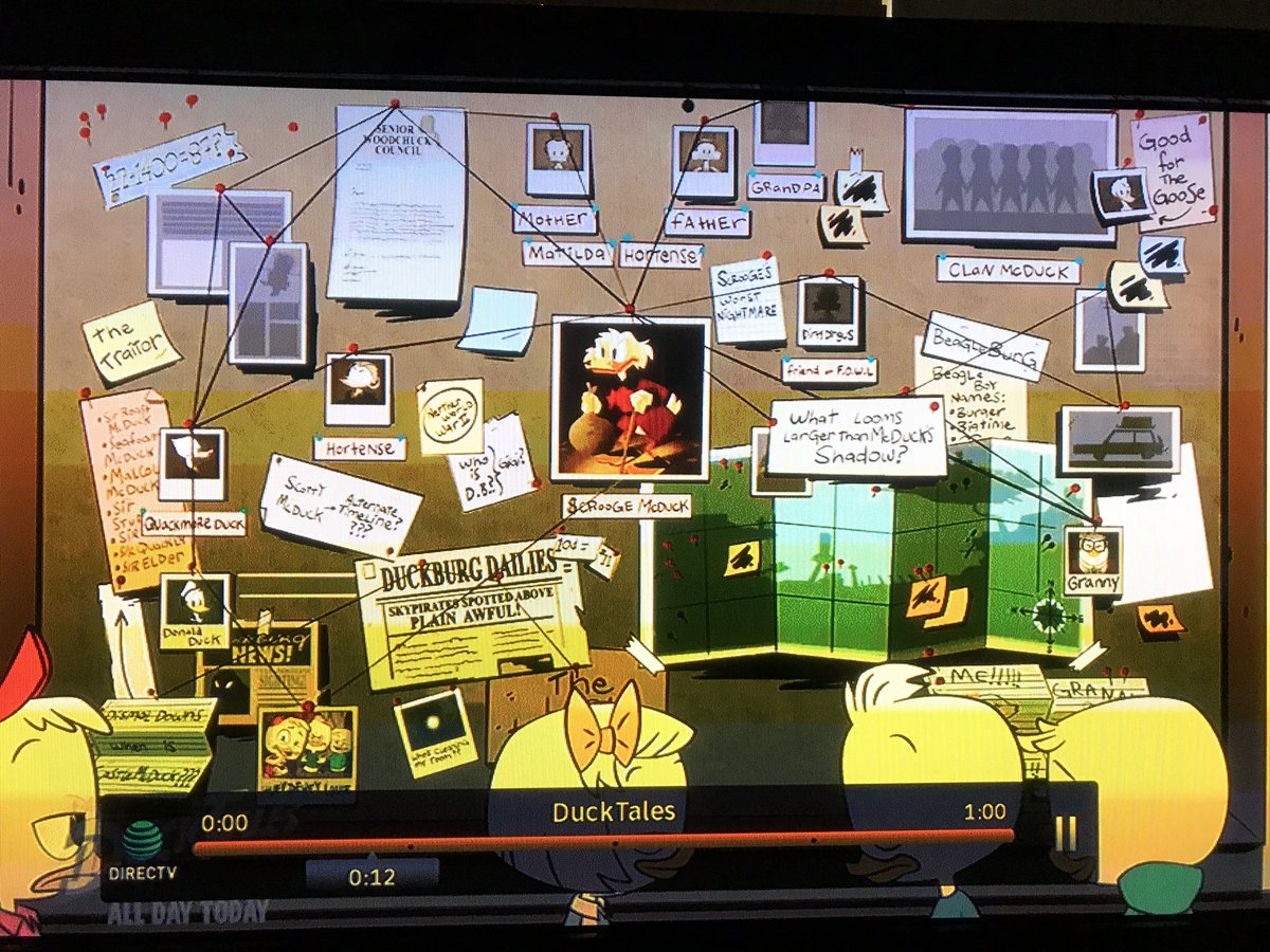 ducktalestalk's tweet photo. Mom?!? How very #GravityFalls of them!!! Here's a screen shot of Webby's McDuck family diagram! So. Many. Mysteries!!! Look at it! Thoughts? https://t.co/1GcNYpaSZk