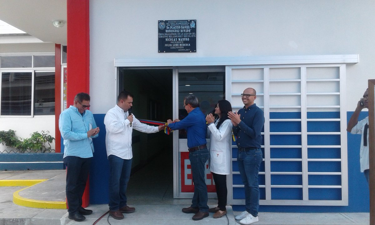 Gobierno Bolivariano inauguró área de Emergencia del HC Dr. Plácido Daniel Rodríguez Rivero con una inversión de Bs.2.200 millones