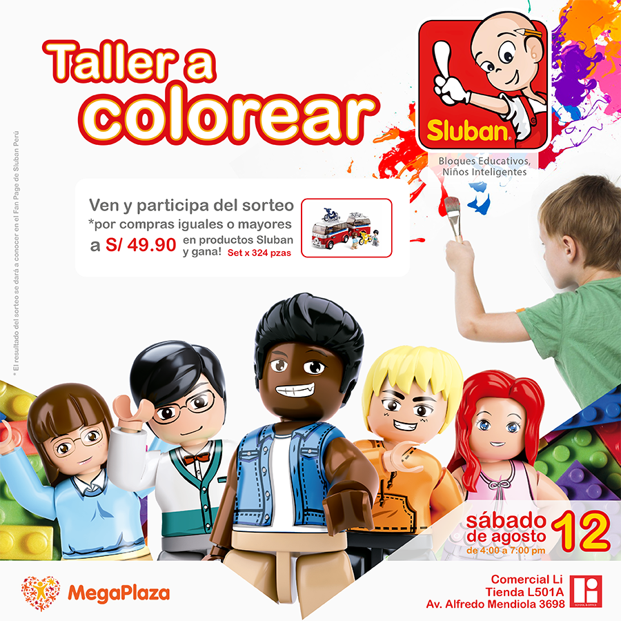 ComercialLi's tweet photo. #TallerAColorear #ConoceAlosPersonajesDe #Sluban
Hoy Tenemos una cita en Li @CC_MegaPlaza  a partir de las 4:00pm hasta las 7:00pm :) https://t.co/IeP5wkoJw4
