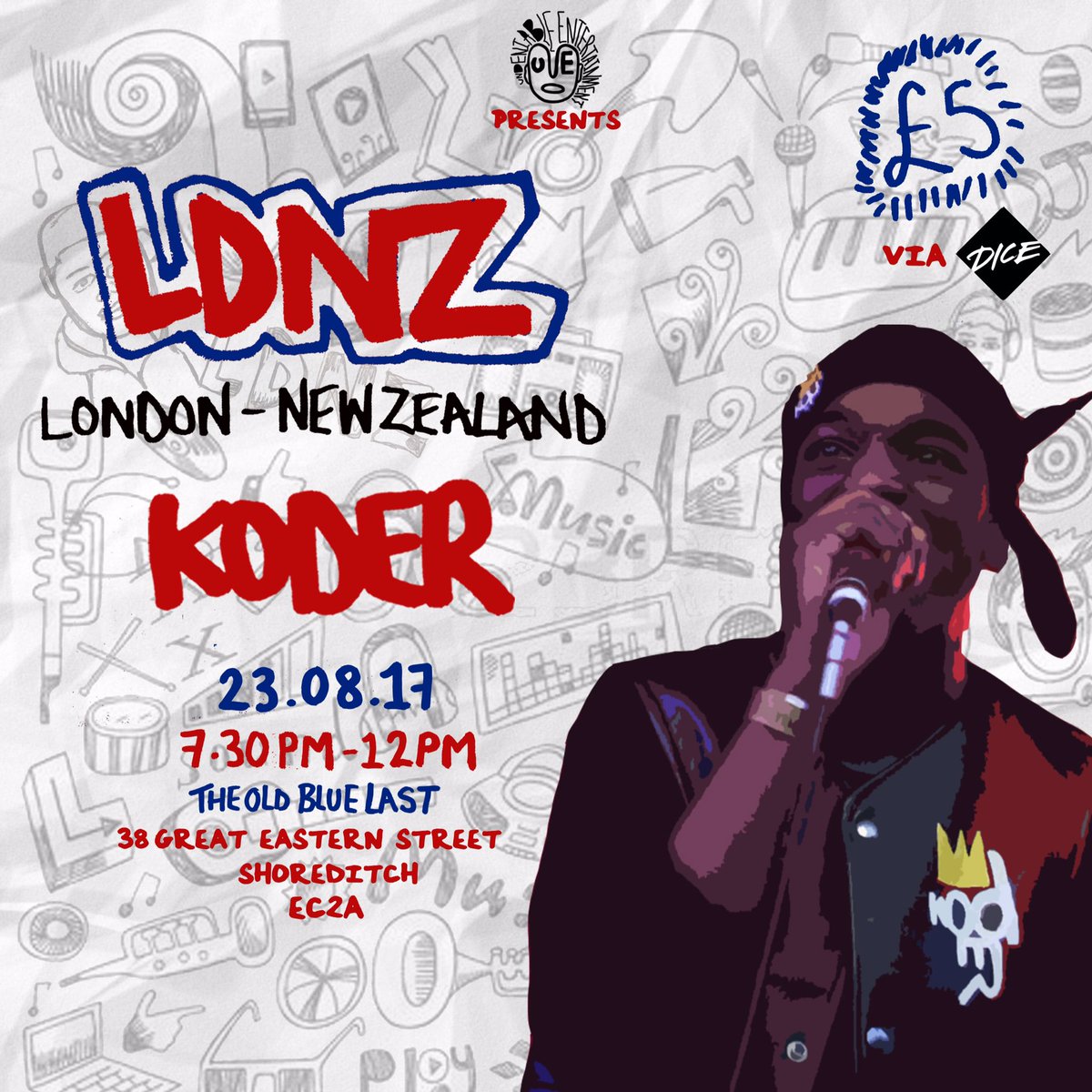 PLAYLDNZ's tweet photo. Catch @OfficialKoder bringing the Steam to #LDNZ 4 

Tickets available via @dicefm  
https://t.co/6z1seuu6Yc https://t.co/ys3cKfnYXU