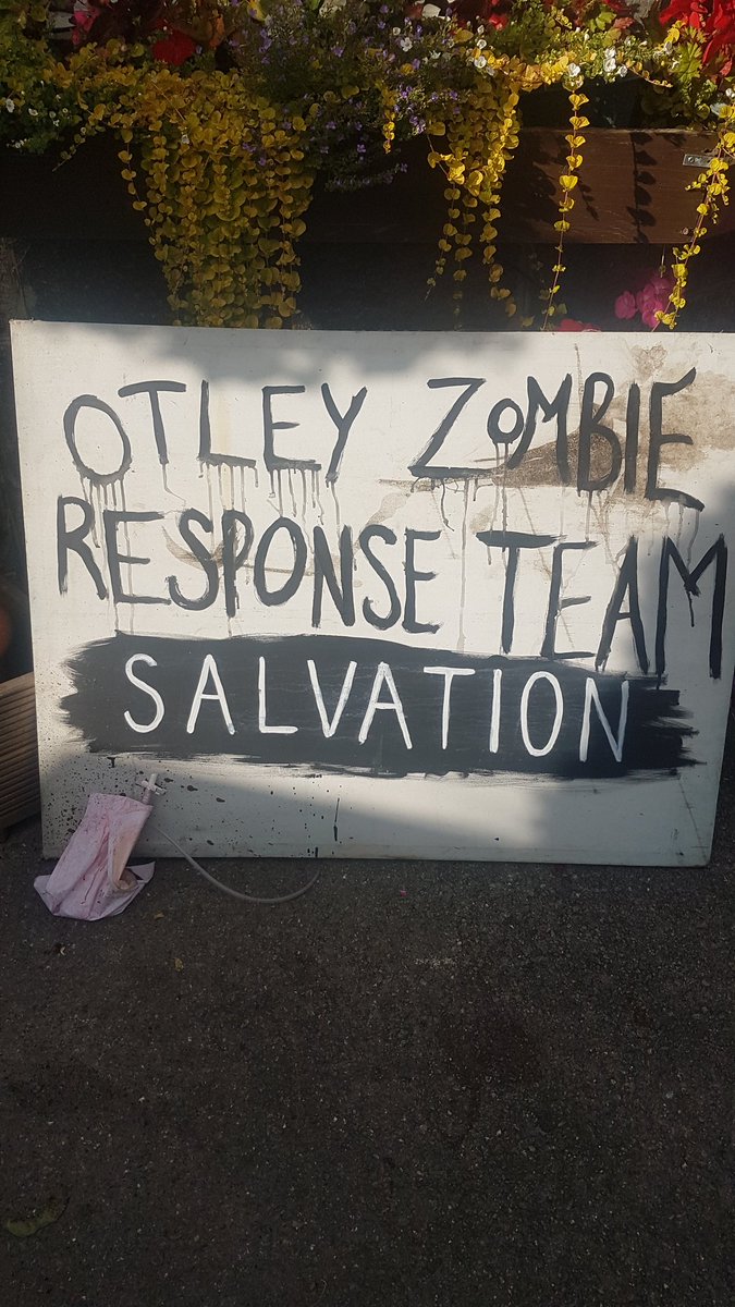 YewTreeOtley's tweet photo. Glad to finally announce we are the official #afterparty for #otleyZombierun 😀 https://t.co/0Yqtu5rqoI