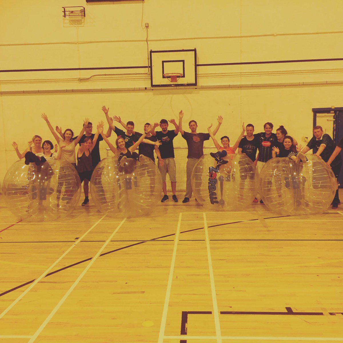 ZorballUK's tweet photo. Happy Birthday Marnie! #zorball #bubblefootball #london https://t.co/8T48P9XbOv