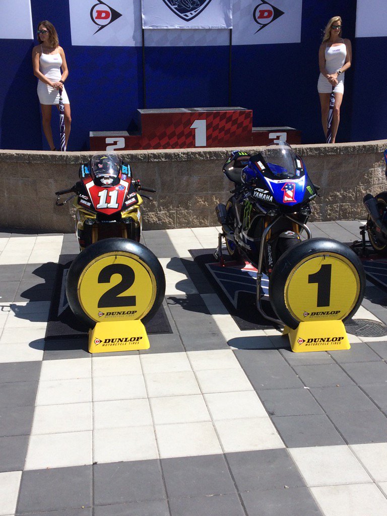 Your @MotoAmerica1 SBK polesitter & runner-up at @RaceSonoma are @cameronbeaubier & @Scholtzm20! #Yamaha #R1