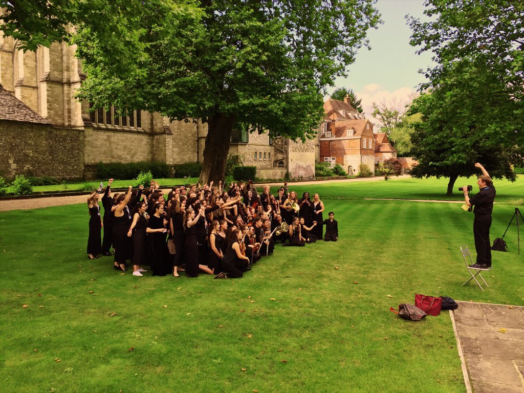 IngeniumAcademy's tweet photo. Whole school photo before concert 2 of 3. #ingeniumrocks #ingeniumfamily #3weeksofmemories https://t.co/Kli6bQ8EZh