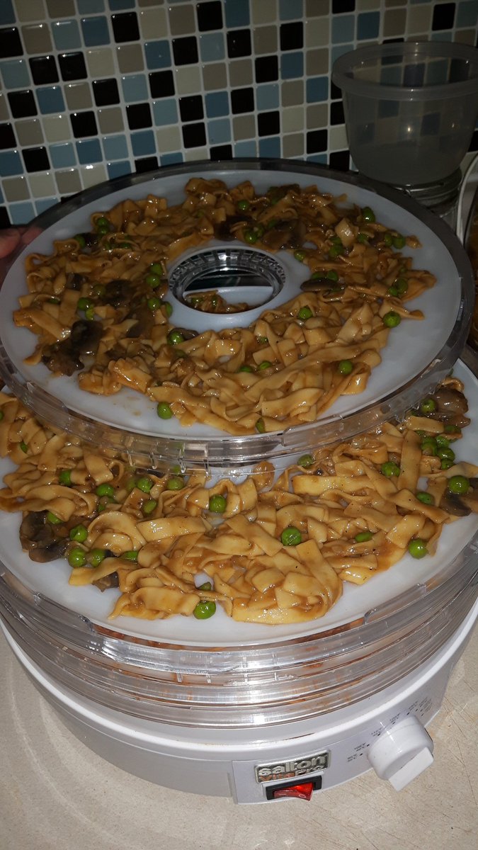 One meal prepped for #camping #dehydrate #foodprep # gettingexcited