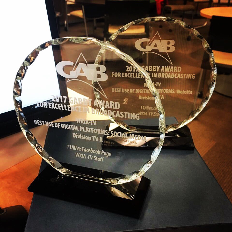 11AliveNews's tweet photo. RT @mhking Proud of our digital team! #11Alive #Gabbys17 #BestinGeorgia https://t.co/b2uhVURDC9