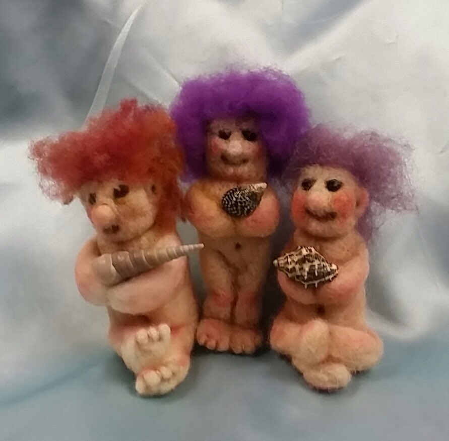 Cape Cod Dune Dwellers, only at Cervi Vintage, Rt. 6A, Dennis, MA #needlefelted #capecod #dunes #cervivintage #dennis #dwellers #rt6a