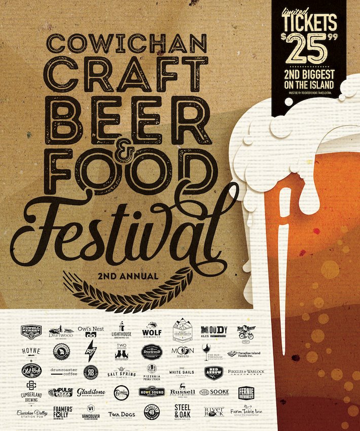 The #cowichancraftbeerandfoodfestival is today!! We are very excited to be a part of this! instagram.com/p/BXtHSUIFk2m #chemainus #beerfest #yyj