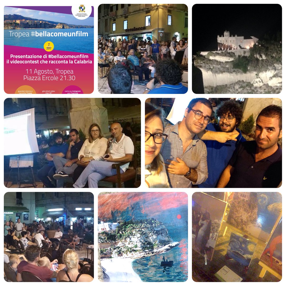 InterazioniC's tweet photo. A Tropea per presentare il contest #bellacomeunfilm insieme a @calabriativi @AltramaItalia @EfferreStudio Info su https://t.co/a2cZQUGbwU https://t.co/T6T3eLm5ge