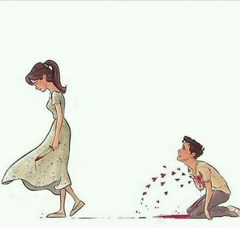 أحبك لكنني أعتذر لأنَ الظروُف من أجبرتني على ذلكَ لستُ أنا 💔💔