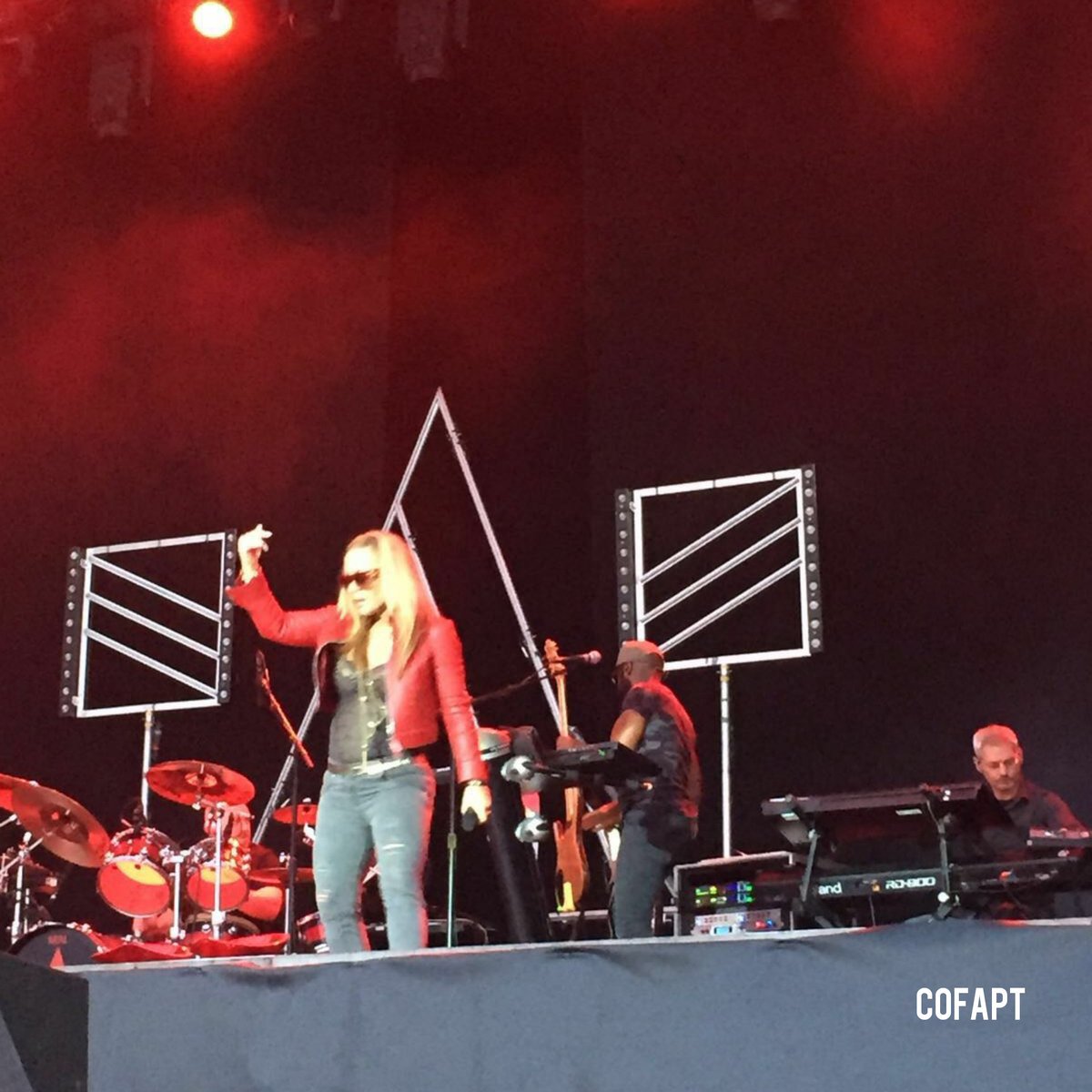 COFAPT's tweet photo. NEWS: @AnastaciaMusic is performing now at @NostalgieBeachF in Belgium ๐คHer final show of the #UltimateCollectionTour! https://t.co/bDjtCbSiNA