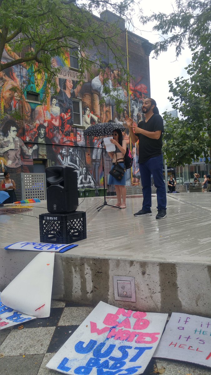 SlutWalkTO's tweet image. Young fairy speaking at #SWTO17! Thank you Young Fairy!