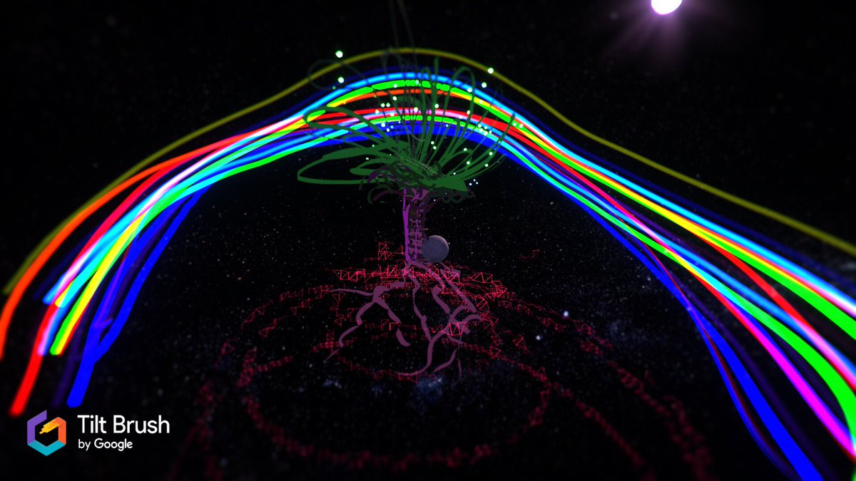 riosd_vr's tweet photo. Space tree rainbow madness and more! Check todays art out at link below - 

https://t.co/BDddyX4Bem https://t.co/sCNwD5kuQQ