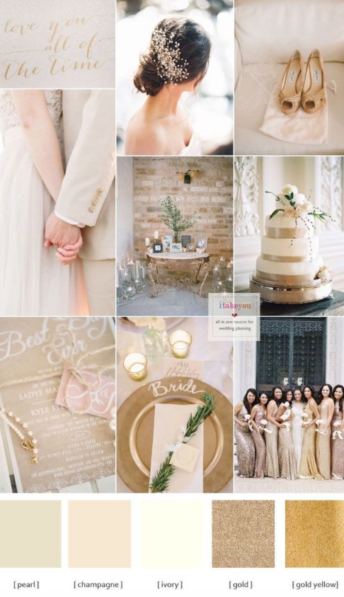 BridalBoutique5's tweet photo. We are loving this champagne color scheme for August! #WeddingColors #BBOMP https://t.co/9ns4l80WiD