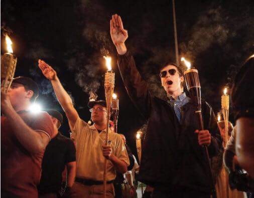 HannahReloaded's tweet photo. Just a quick review for everyone, if you ever wind up in a situation where you're doing a Nazi salute and mean it, you fucked up in life https://t.co/aUWIC1xKbC