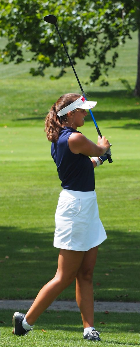 circlecityconf's tweet photo. @roncalligolf Annie Sullivan in action at the Ben Davis Invitational https://t.co/R8DtQFpwAo