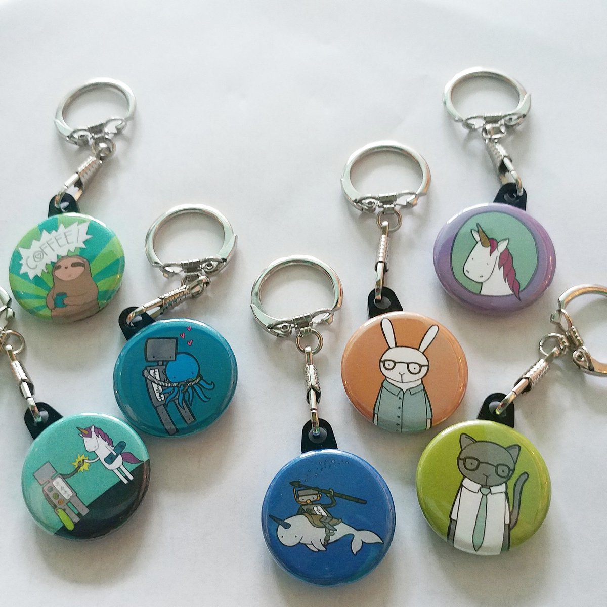 LaRuDio's tweet photo. New keychains! https://t.co/YejwnEXWbM