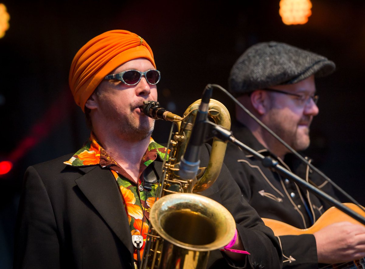 Wow <a href="/BakedALaSkaBand/">Baked A La Ska</a> are bouncing - what a show! #FeelGoodFest17