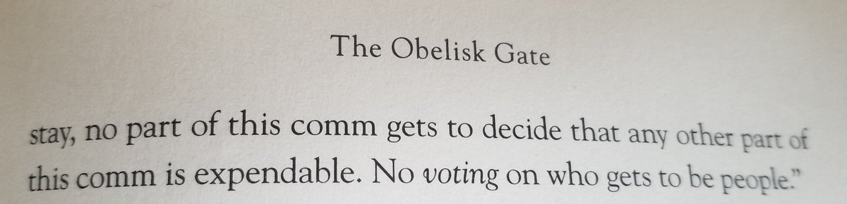 SSandrigon's tweet photo. #AntiFascistSFF #ObeliskGate @nkjemisin https://t.co/cZUJroABZ4